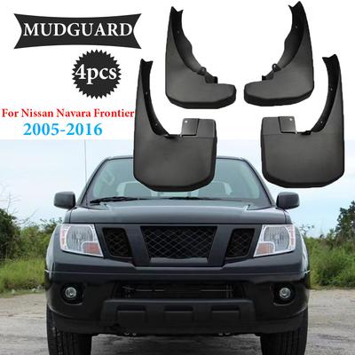 4PCS For Nissan Navara Frontier Brute D40 2005~2016 Car Fender Mudguard Mud Flaps Guard Splash Flap Mudguards Car