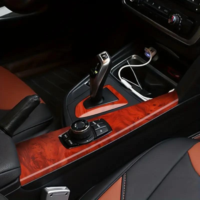 30x50/100cmPVC Self Adhesive Wood Grain Textured Car Vinyl Wrap Film Car Internal Stickers DIY Film Universal Interior Accessory