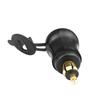 Black Cnc Motorcycle Usb Charger 2.1 A+2.1 A Voltmeter For Bmw Din Plug, Hella