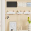 Wall Mount Power Plugs Hook No Drill Adhesive 1/2/3 Slots Plugs Holder Kitchen Appliances Charger Plugs Organizer Rack