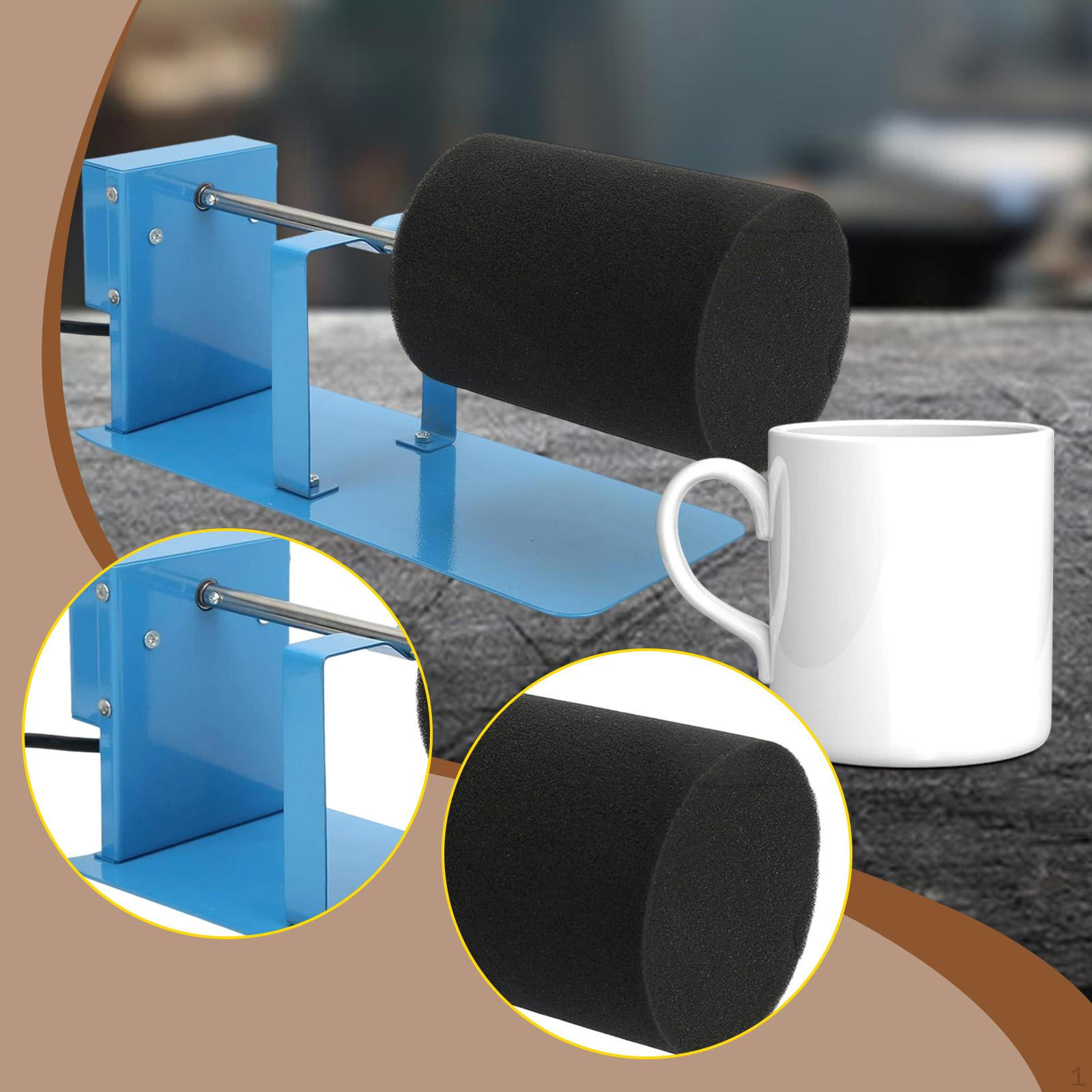 Устройство для переворачивания кружек и стаканов, стальная рама, противоскользящее устройство для вращения чашек.