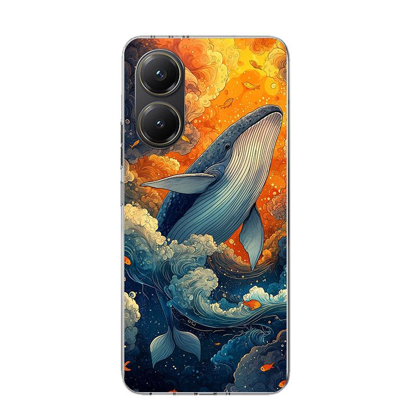 Humpback Whale Sea Giant Phone Case For Xiaomi Poco X7 X6 X5 Pro F7 Ultra Redmi 15C 15 13 13C 12 12C 10 10A 10C 9 9A 9C 9T Cover