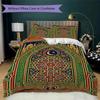 Muslim Pattern Bedding uilt Set uilt Cover Pillowcase Home Decoration Birthday Gift (1 * duvet cover + 2 * pillowcase  without core)127