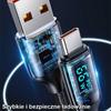 Usams Kabel Pleciony U78 Usb-C 1.2Mled 6A Fast Charging Biały/White Sj544Usb02 (Us-Sj544)