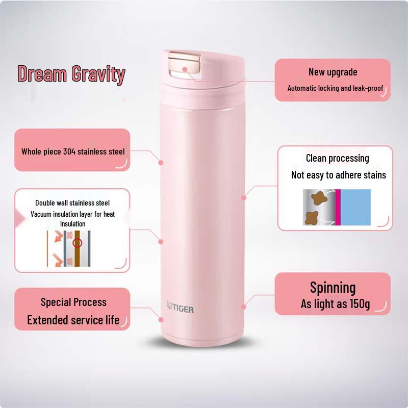 Tiger MMX-A30C 300ml Dream Gravity Stainless Steel Thermos Mug