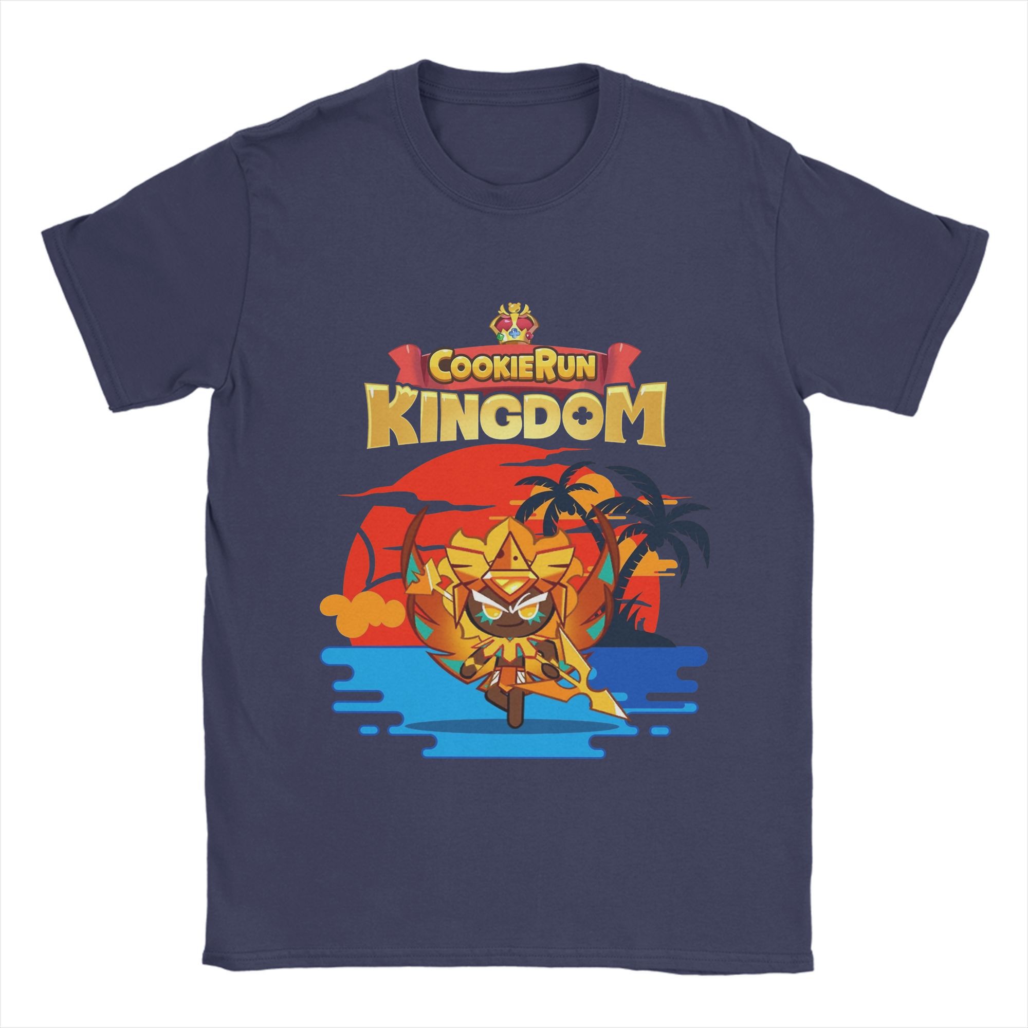 

Cookie Run Kingdom Cotton T Shirt For Mens Summer Street Style T-Shirts Crew Neck Trending Tees Oversize Print Clothes 4XL