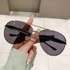 New Premium Metal Round Thick Frame Glasses Fashion Famous Style Sunglasses UV400 Protection Spectacles Women Sun Glasses