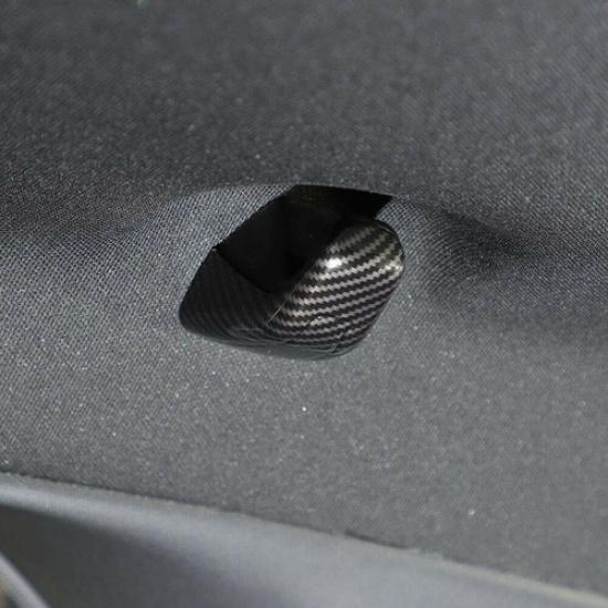 Rear Hook Trim Cover Decor Accessories for Dodge Challenger 2015-21 Carbon Fiber