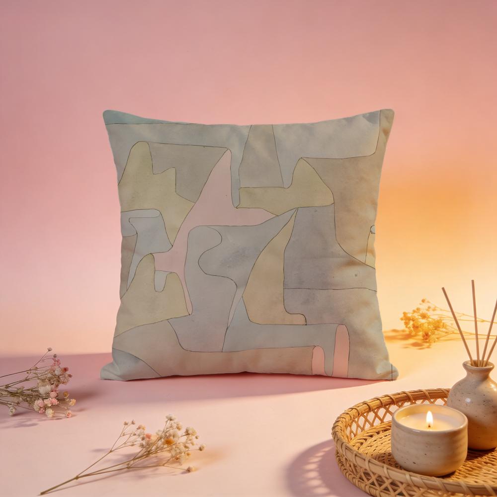 Stylish Ppaul Kleeew Cushion Cover Comfortable Durable Pillow Cover MultiScene for Home Office Car Sofa