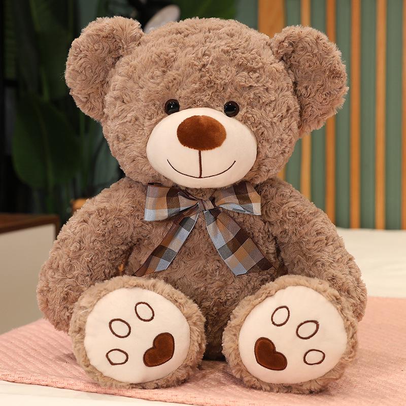Cartoon Teddy Bear Plush Toy - Little Hugging Bear Soothing Doll - Birthday Gift for Girls