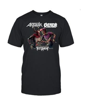 Anthrax Kreator Testament Europe Tour 2024 Unisex T-Shirt – Thrash Metal Concert