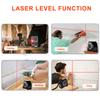 3-In-1 Laser Rangefinder  Tape Measure 60M/  40M/ Handheld Laser Meter Measuring Tool Cross Line Laser Level BUCKLE