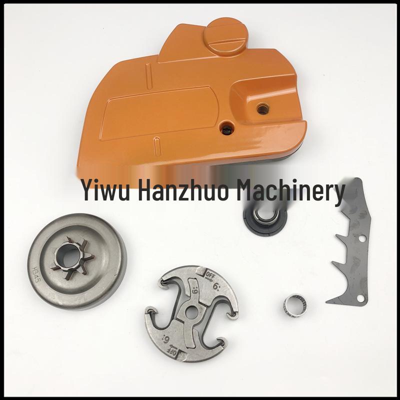 Husqvarna 445/450 Chainsaw Anti-Chip Side Cover Insert & Clutch Plate