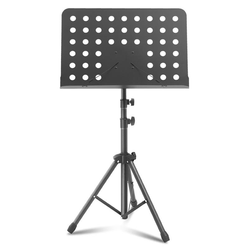 Individually Packaged Height-Adjustable Colored Folding Music Stand - Extra Thick and Large