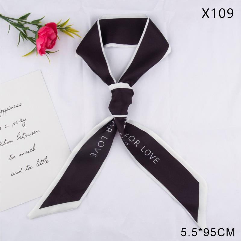 Versatile Vintage Silk Scarf: Hair Tie, Headband, Bag Accessory