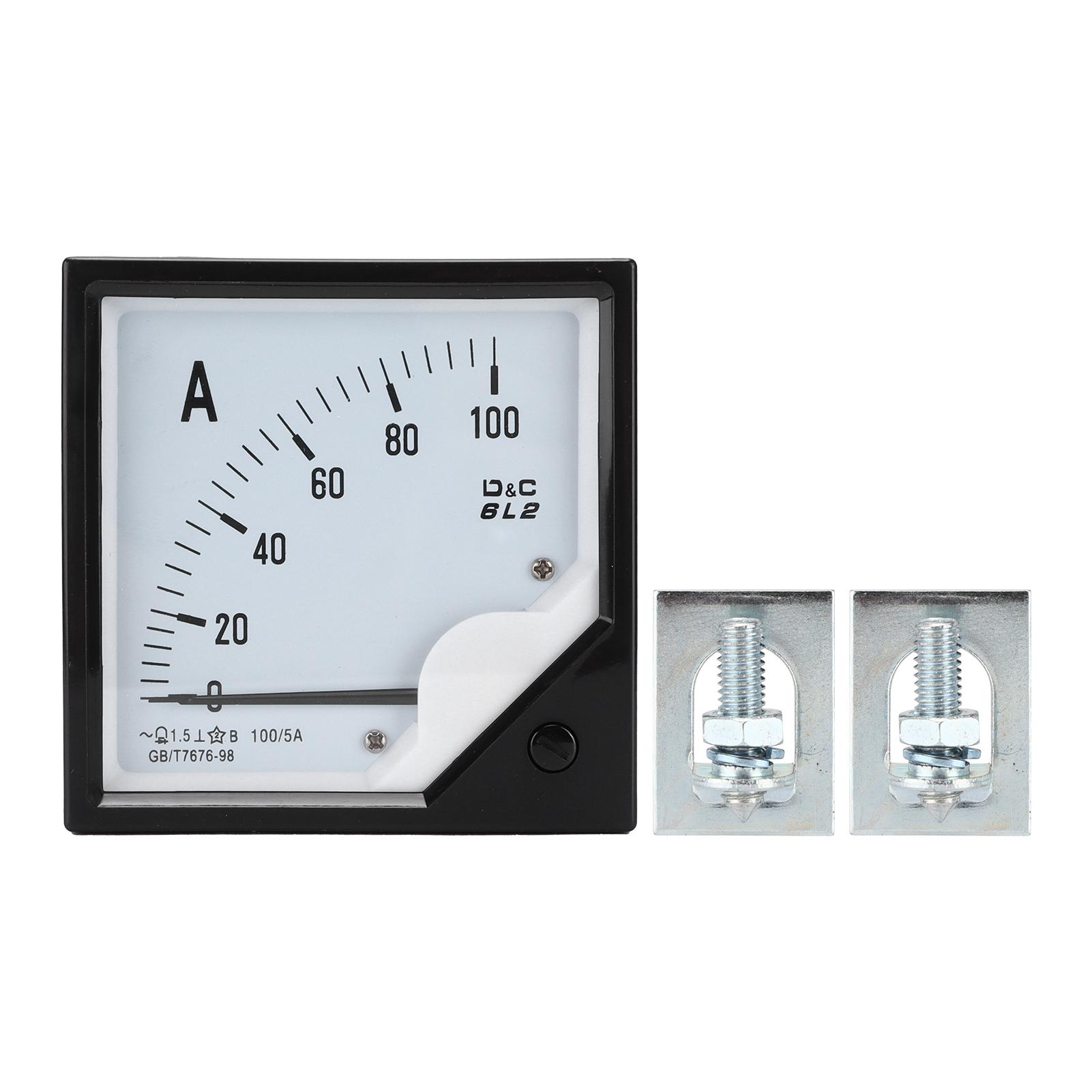 

6L2 100A5A Analog Panel Ammeter Gauge Pointer Current Meter for Chemical Industry