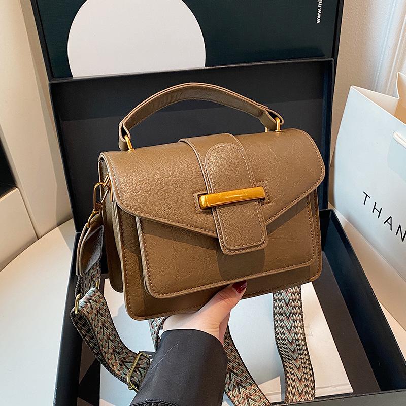 Versatile Women's Fashion Bag: Double & Single Shoulder Strap Crossbody