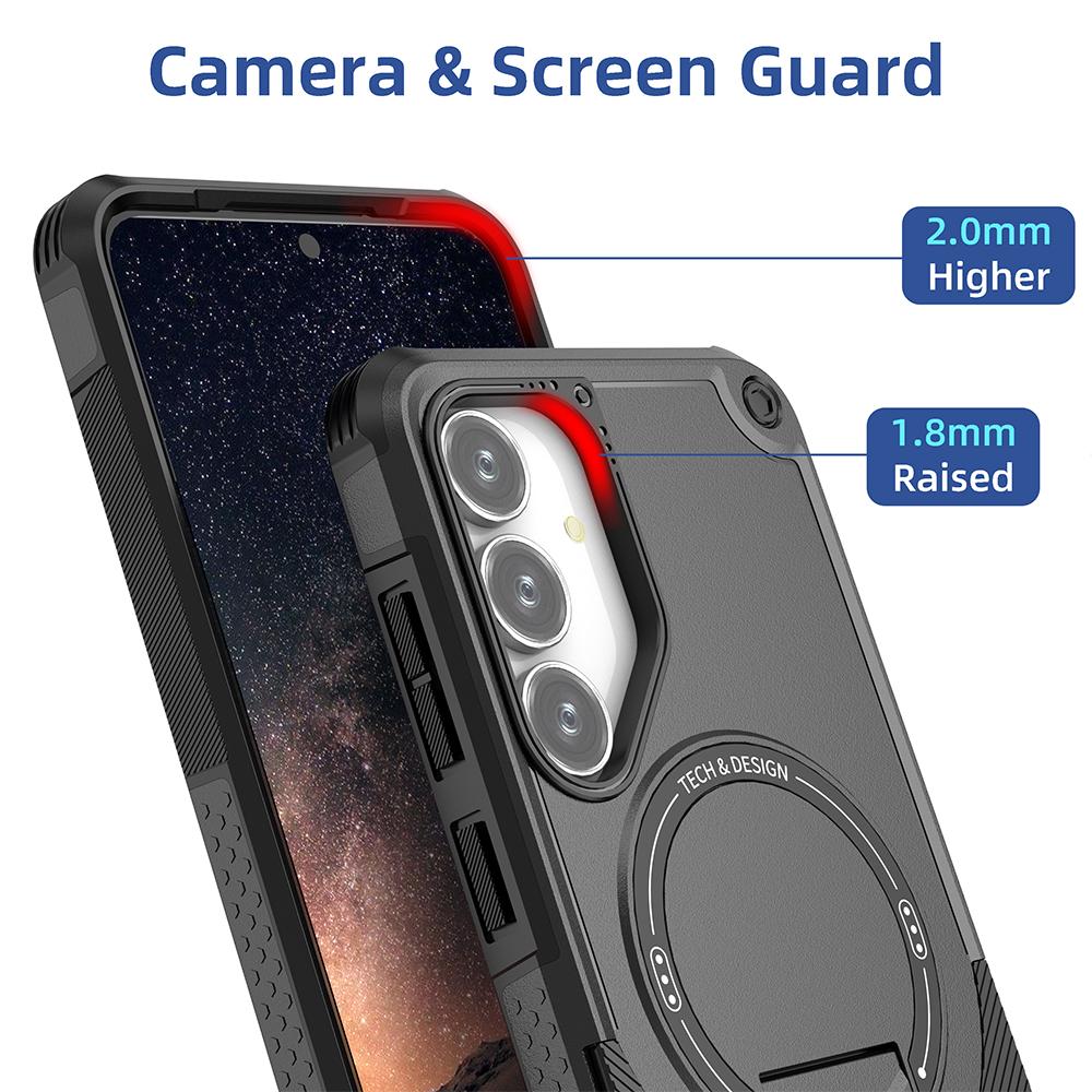 Protective Armor Coque Case for Samsung Galaxy S25 FE Edge S24 Ultra Plus A17 A16 A56 5G A55 A15 A36 A26 A35 A54 A14 Strong Bag