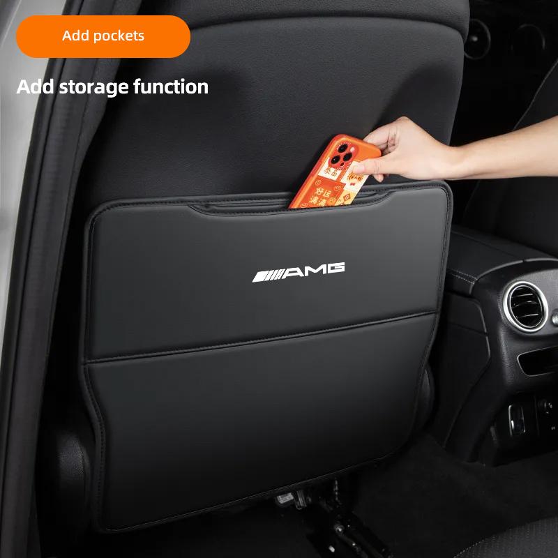 Car Seat Anti Kick Pad Backrest Protective Tape Rear Accessories For Mercedes Benz AMG W223 W213 W206 W464 W247 W167 W166 W222