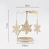 Candle Holder Tea Light Holders Decoration Rotating Candlestick for Livingroom Votive