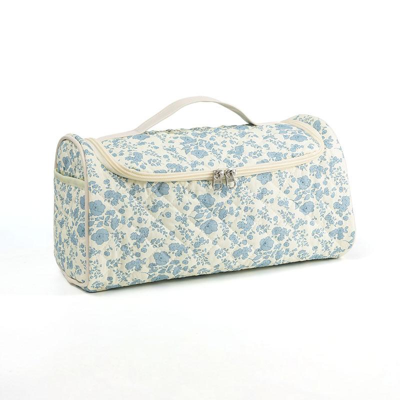 Hair Dryer Storage Bag, Large Capacity Portable Travel Storage Bag With Hooks, Quilted Design, For Hair Styling Tools