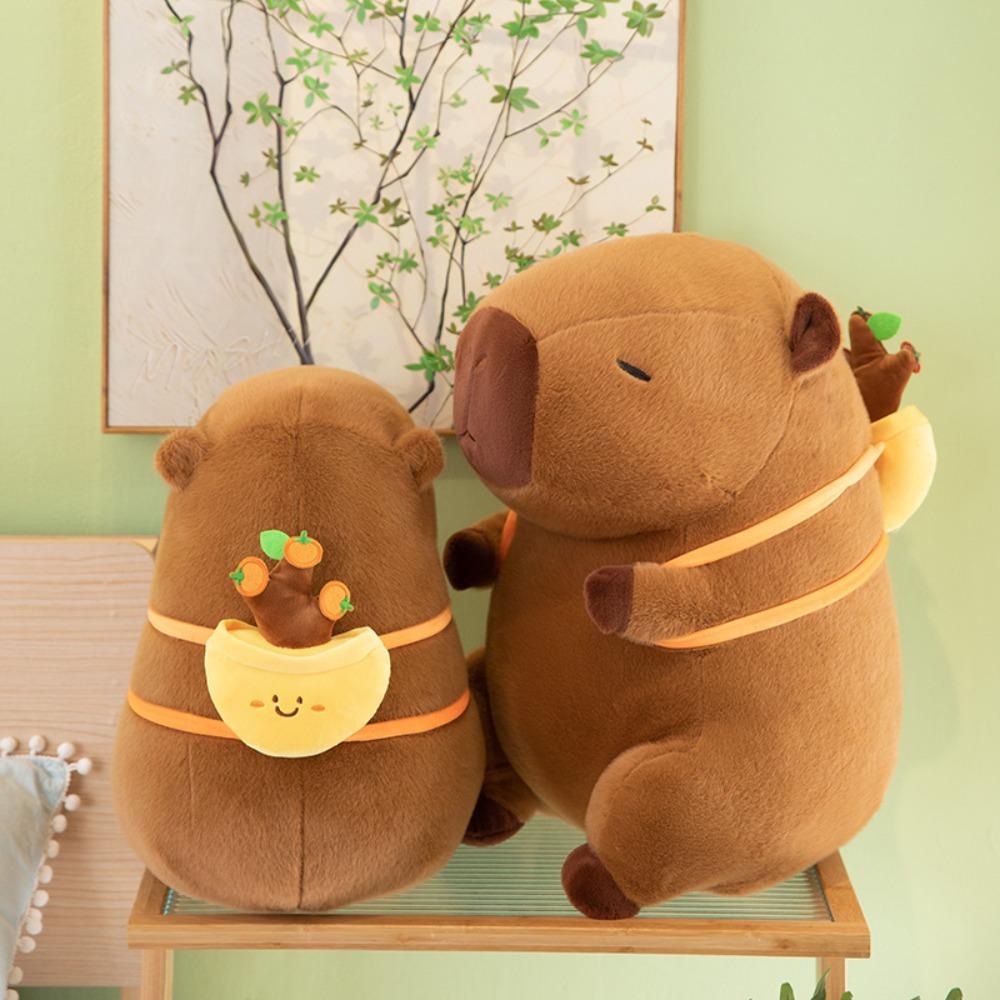 Stuffed Simulation Capybara Toy Soft Stuffed Capybara Doll Capybara Plush Doll Children Toys