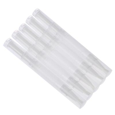 5 pezzi da 3 ml di olio nutriente per unghie, flacone vuoto con applicatore a pennello, strumenti per unghie