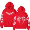 Rapper  Carson X Wing Hoodies Men Women Sweatshirt Print Unisex Hip Hop Style Autumn Winter Fashion Tops Clothes Male