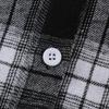 Fashion Women's Temperament Plaid Single-breasted Cardigan Hooded Long Sleeve Shirt