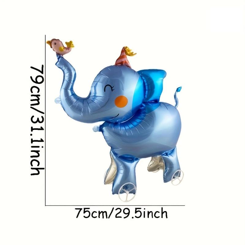 

1 шт 3D шагающий воздушный шар из алюминиевой пленки в виде кота-единорога с колесами, съемные колеса, подходит для украшения вечеринок с домашними животными, дней рождения и т. д.