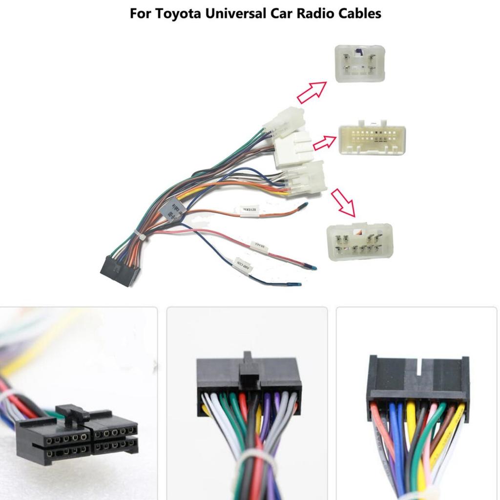 20 PIN Wiring Harness Connector for Toyota Stereo DVD Android Player Power Cable