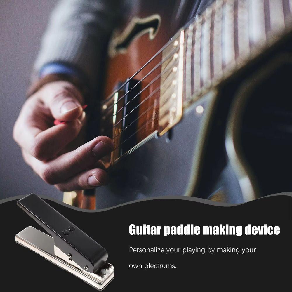 Kaartsnijder DIY Gitaarplectrum Metalen Gitaarplectrum Stansgereedschap Gitaarplectrum Stanser Muziekenthousiastelingen