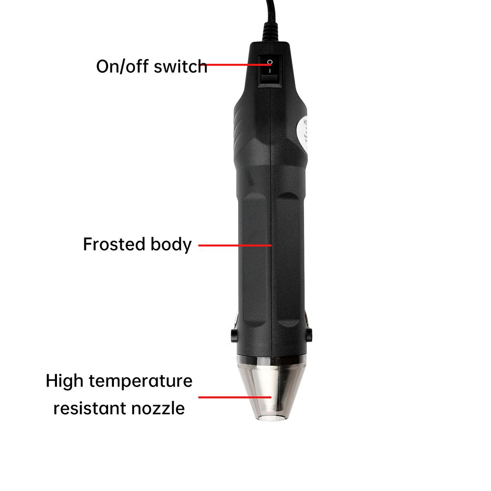 220V Hot Air Gun Electric Hot Dryer Mini Heat Gun 300W DIY Welding Blower For Crafts Shrink Tubing Car Wrap Mobile Phone Repair