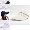 Sun Protection Outdoor Womens Summer Sun Hat With Large Brim And Detachable Top For Cycling And Beach