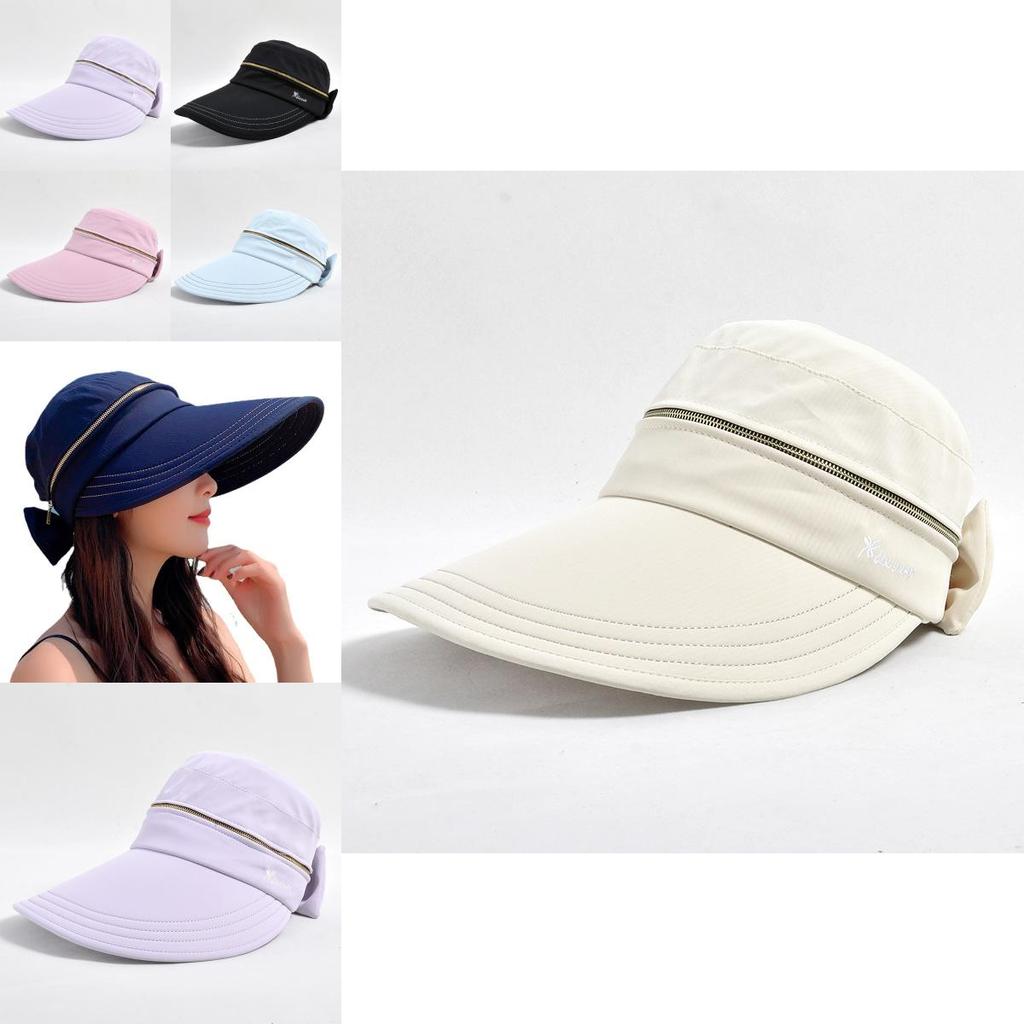 Sun Protection Outdoor Womens Summer Sun Hat With Large Brim And Detachable Top For Cycling And Beach