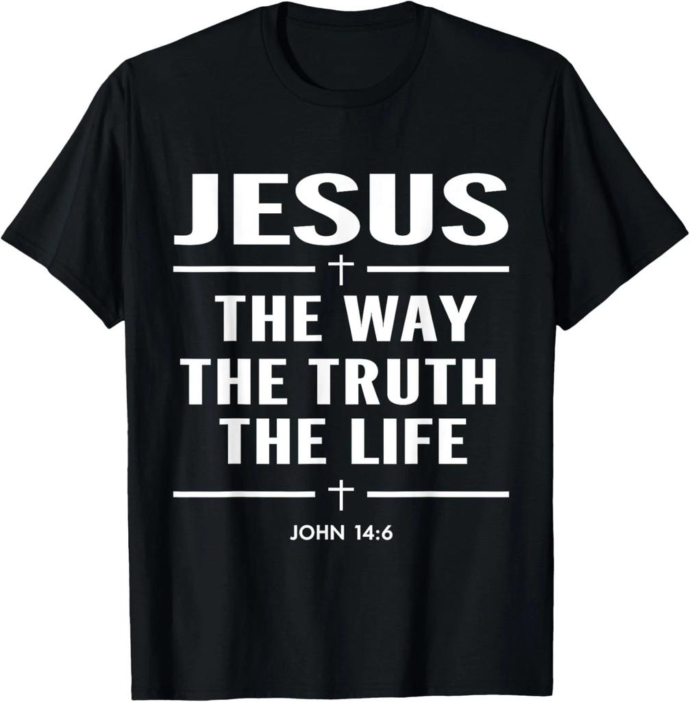 Jezus Droga Prawda Życie I Jan 14 6 Koszulka Unisex