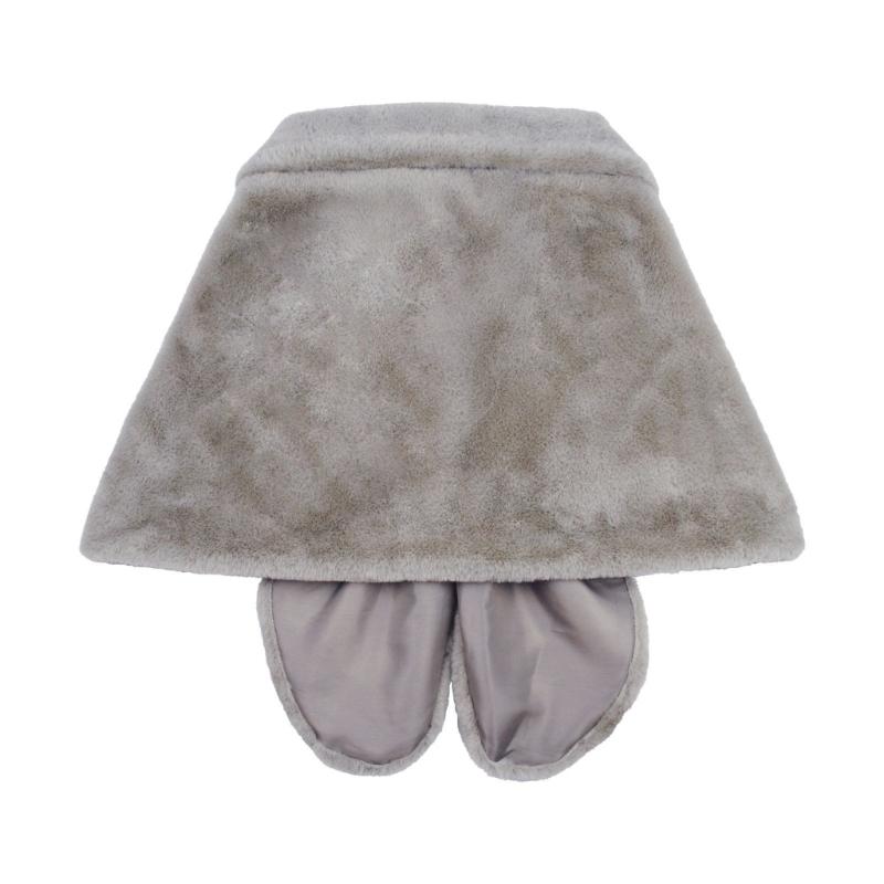 Trendy Ladies Shawl Set Large Size Wrap Polyester Furs Shawl Cold Weather Comfortable and Fashionable Outerwear