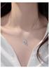 High-End S925 Sterling Silver Natural Aquamarine Oval Pendant Necklace for Women