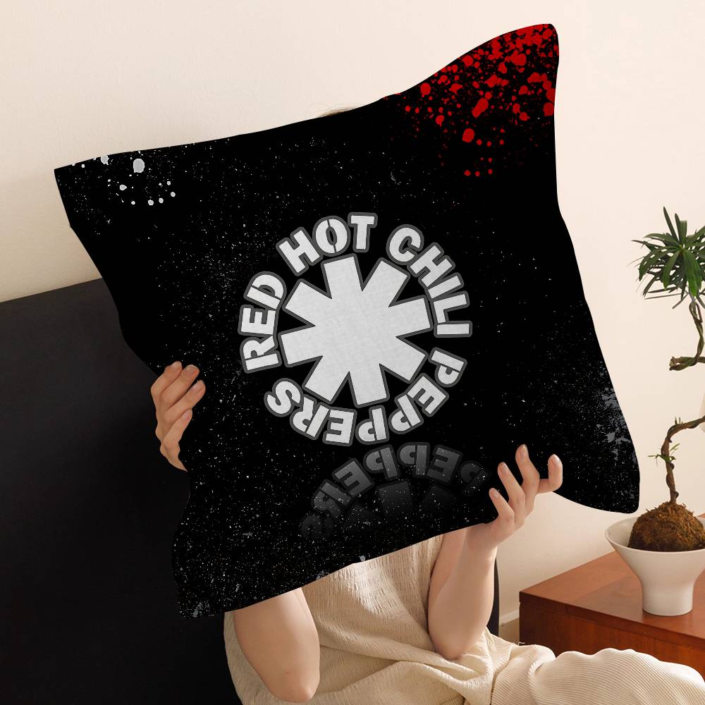 Rock Band R-Red Hot Chilis Pillow Cover Sofa Cushion Cover Home Room Decoration Children Gift
