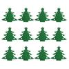 12Pcs Christmas Cutlery Set Christmas Tree Design Felt Washable Reusable Felt Knife Fork Cutlery Bag Holiday Table Decoration