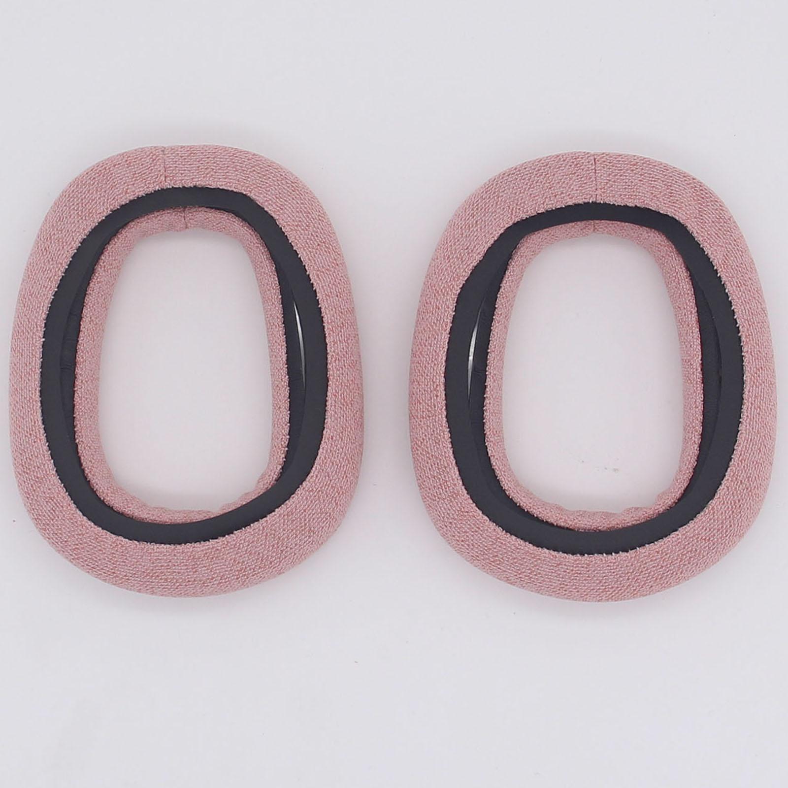 

JZF-476 For Logitech Zone Vibe 100 Cotton Linen Headphone Earpads Replacement Earmuffs Pink