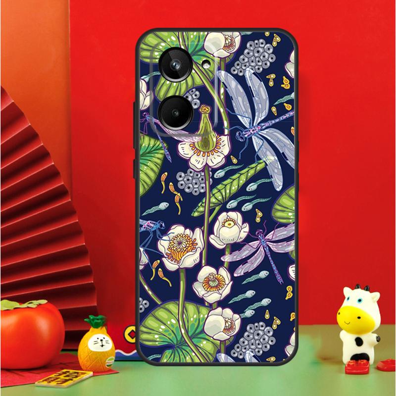 Dragonfly Case For Realme C67 C55 C53 C51 C35 C33 C31 C30 C25s C21Y GT Neo 6 GT5 9 10 11 12 Pro Plus