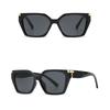 Ladies Vintage Luxury Brand Designer Square Sunglasses Women For Men Shades Trend Big Frame Punk Fashion Cat Eye Sun Glasses