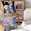 Anime F-FrierenS Pillow Case Removable Washable Cushion Cover – All-Season Soft Linen