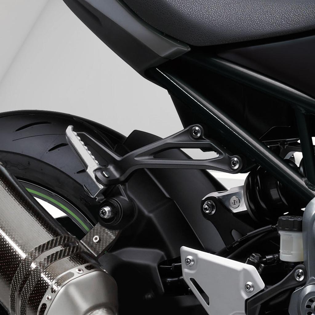 Rear Passenger Footrests Footpegs Brackets Fit For Kawasaki Z900 2017-2025 2024 Motorcycle Accessories