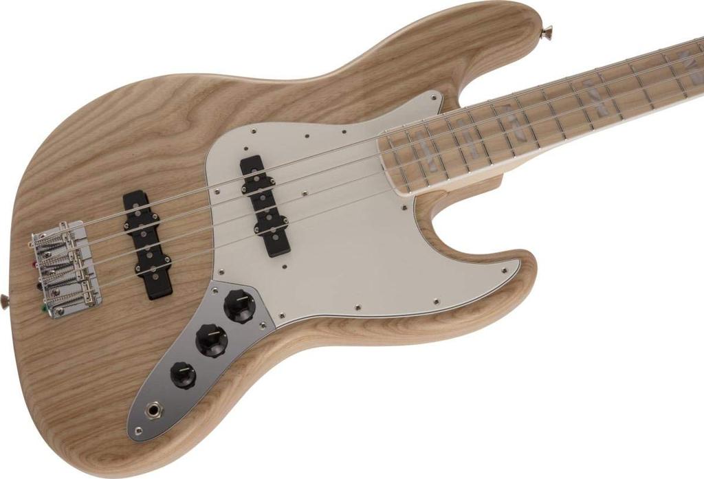 Fender Electric Bass Made In Japan Heritage 70s Jazz Maple Natural Bass®, Fingerboard,