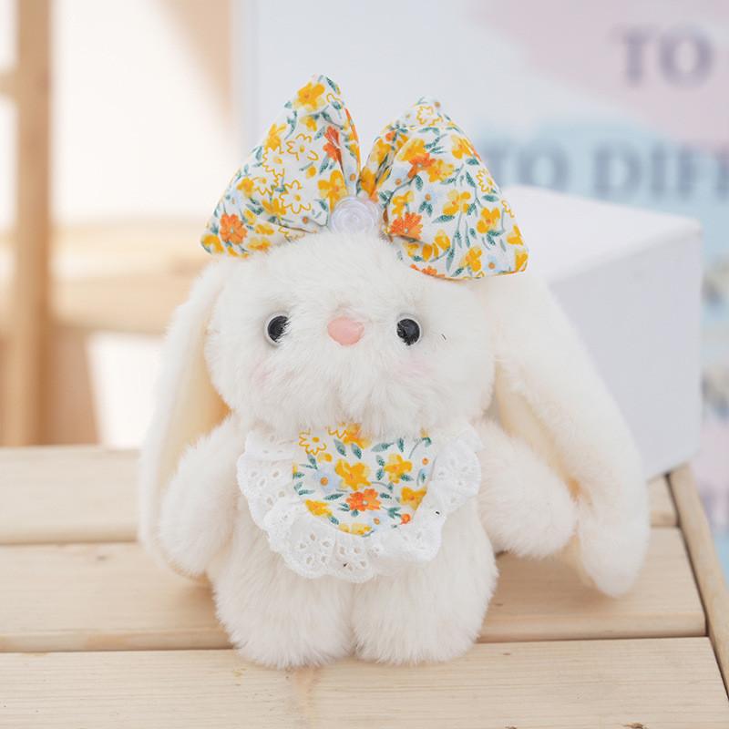 Plush Bunny Keychain With Pp Cotton Filling For Kids And Adults
