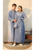 Couples' Thickened Winter Flannel Bathrobes - Men's Towel Style & Women's Coral Fleece Robes