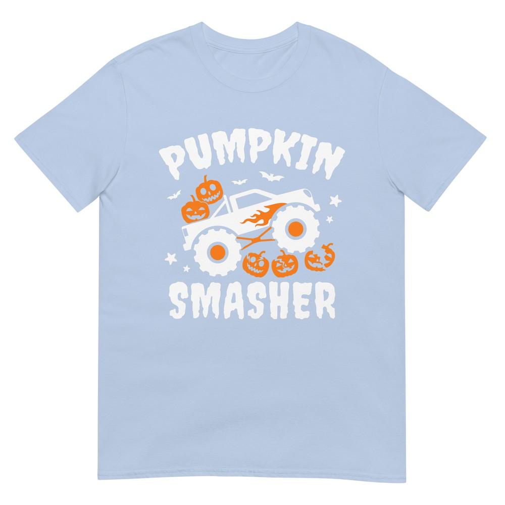 Pumpkin Smasher Toddler Halloween For Monster Truck Lover TShirt