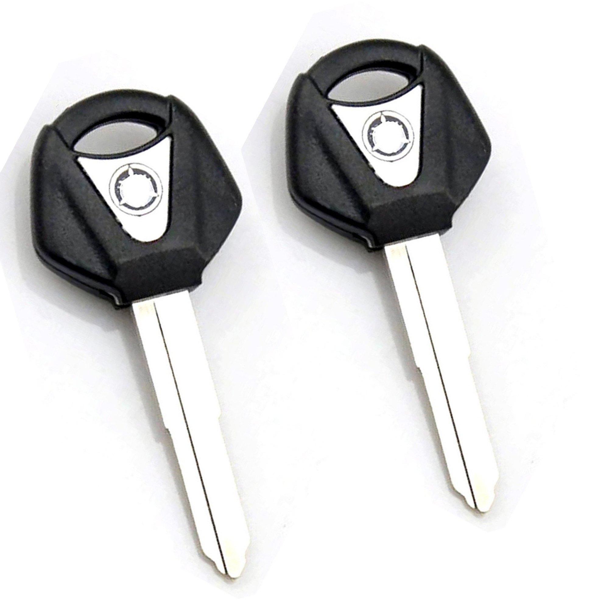 

PP-YY 2 шт. Yamaha YZF R6 1998-2010 Blank Key Uncut Blade для (черный)